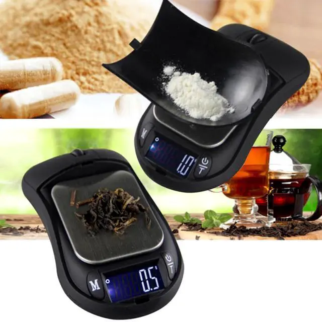 Alt view image 2 of 7 - 200g x 0.01g Portable Hidden High Precision Scale - mouse - scale