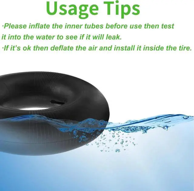 Alt view image 6 of 7 - 2PCS Heavy Duty 15x6.00-6 Lawn Mower Tractor Tire Inner Tubes 15x6-6 TR13 Valve