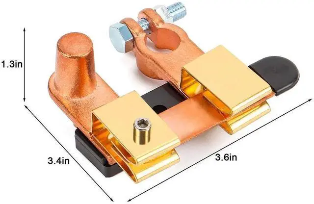 Alt view image 2 of 7 - Knife Blade Switch Battery Disconnect Top Post HEAVY DUTY SHUT OFF Car 12/24V US