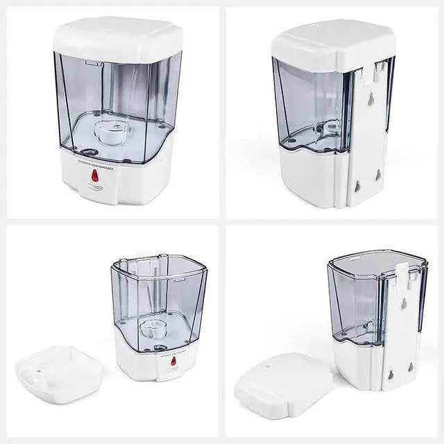 Alt view image 5 of 7 - 700MLAutomatic Liquid Soap Dispenser Handfree Touchless IR Sensor Wall Mount