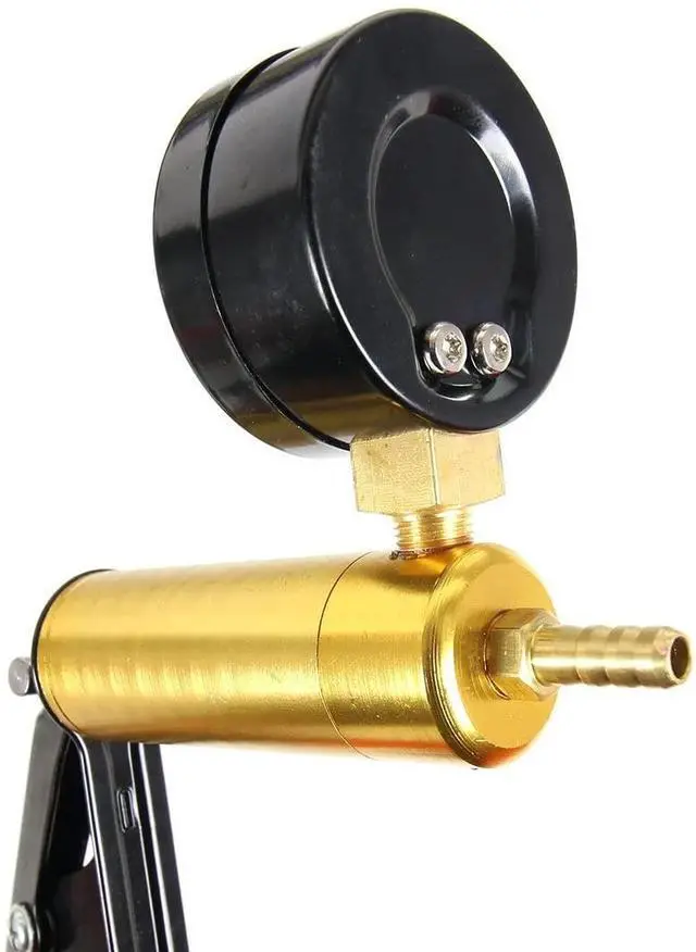 Alt view image 4 of 7 - Hand Held Vacuum Pressure Pump Tester Set Brake Fluid Bleeder Bleeding Kit &Box