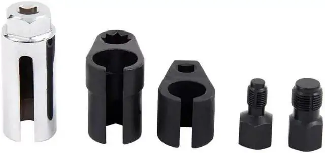 Alt view image 2 of 7 - O2 Oxygen Sensor Socket Thread Chaser Set 5PCS O2 Sensor Wrench Removal Tool Kit