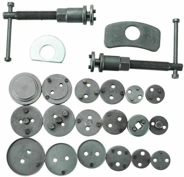 Alt view image 6 of 7 - Disc Brake Caliper Wind Back Tool Universal Kit Piston Pad Car Truck Mechanics