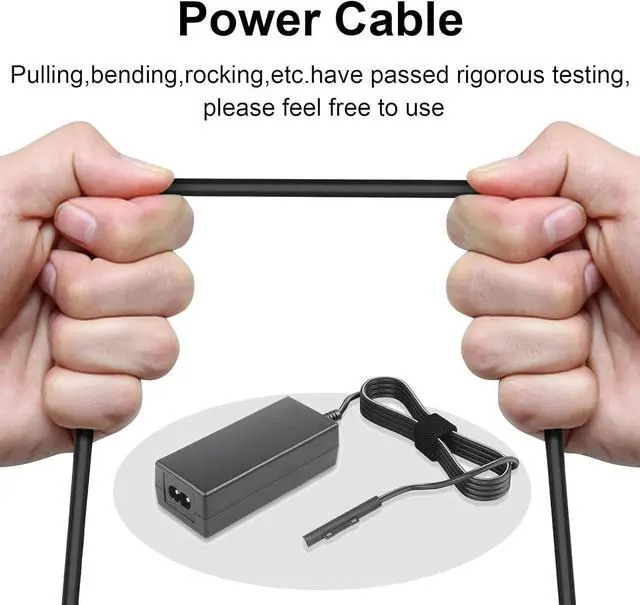 Alt view image 2 of 5 - For Microsoft Surface Pro 3 4 5 Tablet Power Supply 1625 1631 AC Adapter Charger