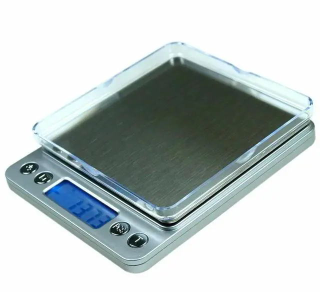 Main image of 2000g x 0.1g Digital Scale Portable Precision Scale with Trays & PCS Counting