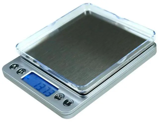 Alt view image 2 of 7 - 500g x 0.01g Digital Jewelry Scale ACCT-500 .01 g & 30x 60x 90x Loupe Magnifier
