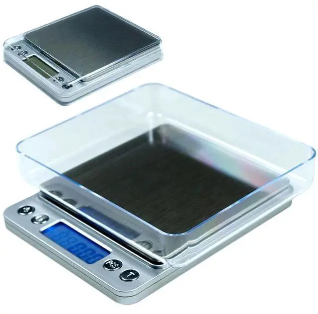 Alt view image 7 of 7 - 500g x 0.01g Digital Jewelry Scale ACCT-500 .01 g & 30x 60x 90x Loupe Magnifier