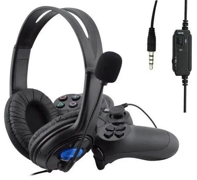 Alt view image 3 of 5 - Wired Stereo Bass Surround Gaming Headset for PS4 New Xbox One PC with Mic