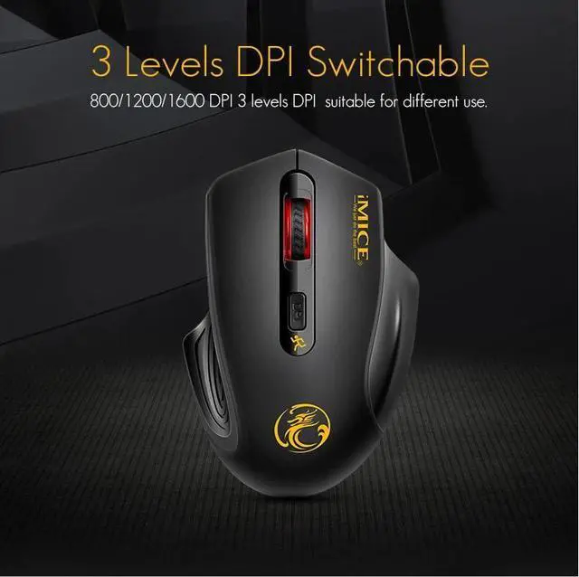 Alt view image 4 of 7 - 2.4GHz High Quality Wireless Optical Mouse/Mice + USB 2.0 Receiver for PC Laptop