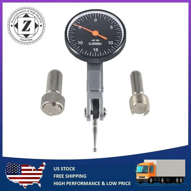 Main image of Dial Reading 0. 0005" Precision 0.030" Test Indicator Black GR 0-15-0
