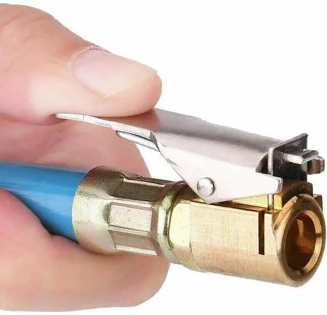 Alt view image 5 of 7 - LCD Digital Air Tire Inflator with Pressure Gauge Chuck for TrucK/Car/Bike NEW