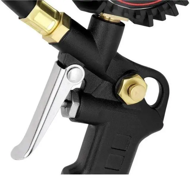 Alt view image 4 of 7 - Milton® Digital Tire Inflator / Pressure Gauge, 0-250 PSI, 14" Air Hose, Lock-on