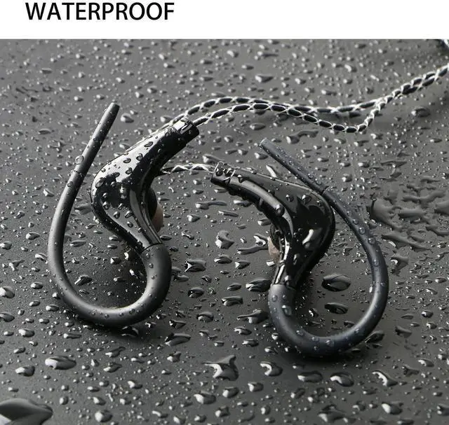 Alt view image 5 of 6 - In-Ear Wired Sport Running Earphone Earbuds Over ear Hook Headphone 3.5mm w/MIC black