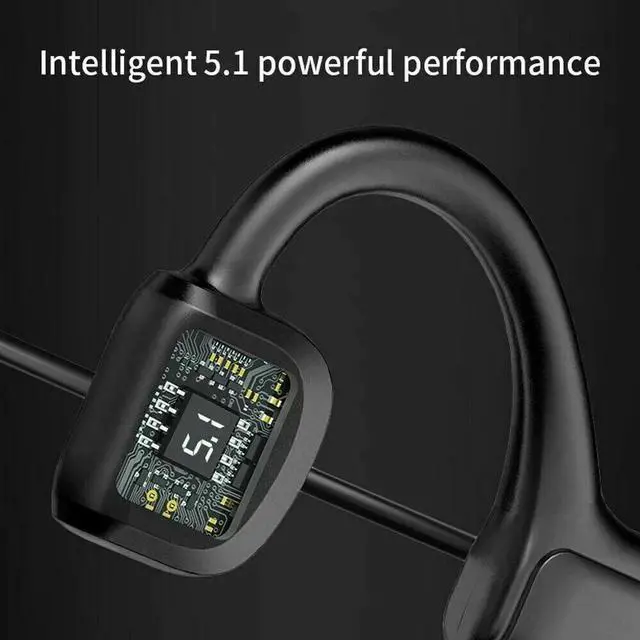 Alt view image 3 of 7 - Bone Conduction Headphones Bluetooth 5.1 Wireless Earbuds Outdoor Sport Headset