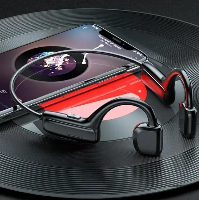 Alt view image 5 of 7 - Bone Conduction Headphones Bluetooth 5.1 Wireless Earbuds Outdoor Sport Headset