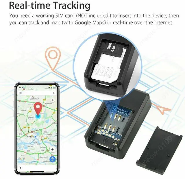 Alt view image 2 of 7 - Magnetic GF07 Mini GPS Real Time Car Locator Tracker GSM/GPRS Tracking Device