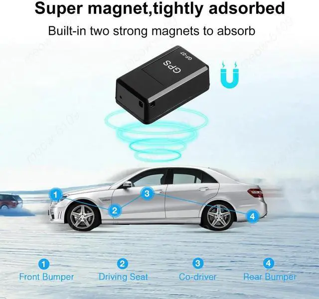 Alt view image 7 of 7 - Magnetic GF07 Mini GPS Real Time Car Locator Tracker GSM/GPRS Tracking Device