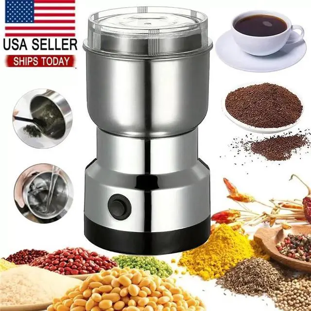 Main image of MINI Electric Coffee Bean Grinder Nut Seed Herb Grind Spice Crusher Mill Blender