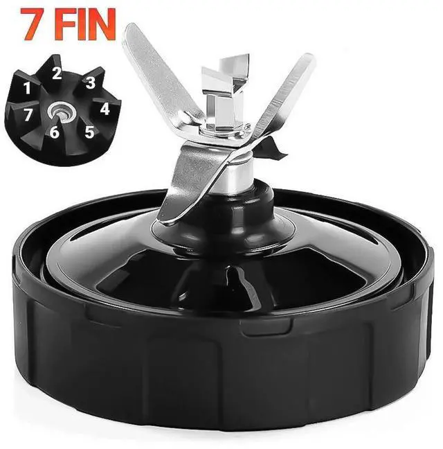 Alt view image 7 of 7 - 7Fins Extractor Blade Replacement Part For Nutri Ninja Auto iQ BL482 BL642 NN102