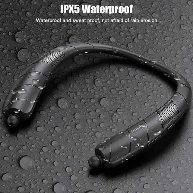 Alt view image 5 of 7 - Bluetooth 5.0 Neckband Headset Wireless Earbuds Earphone Speaker Headphone w/Mic