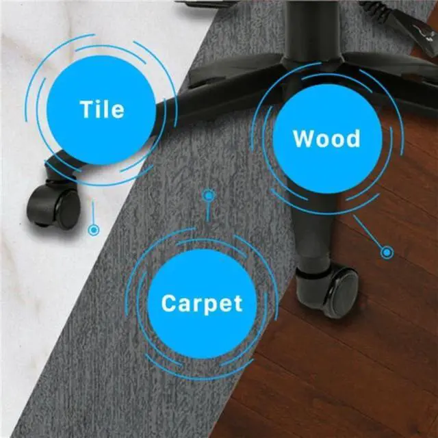 Alt view image 4 of 6 - 2 inch Heavy Duty Office Chairs Wheels Replacement Soft Smooth Silent Set of 5