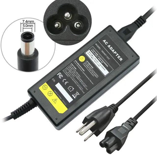 Alt view image 7 of 7 - AC Power Charger +Cord for Compaq Presario CQ57-229WM CQ60-216DX Laptop + Cord