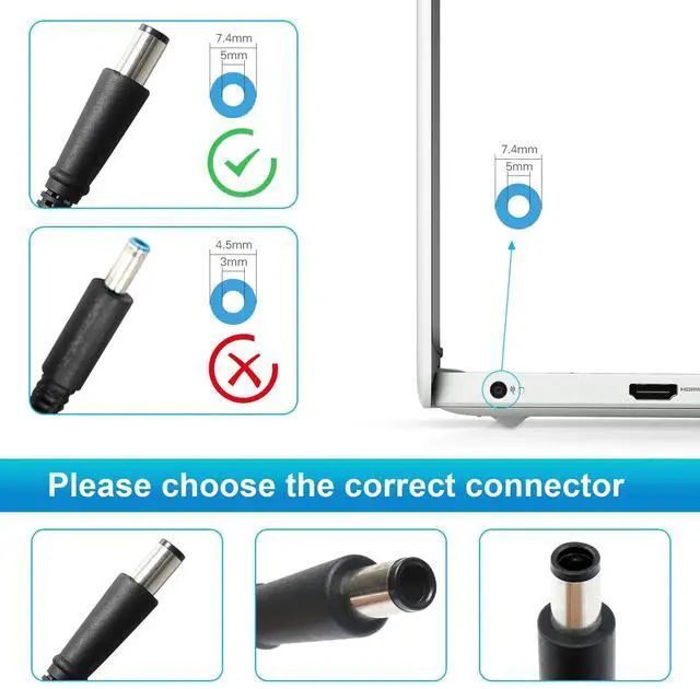 Alt view image 5 of 7 - AC Power Charger +Cord for Compaq Presario CQ57-229WM CQ60-216DX Laptop + Cord