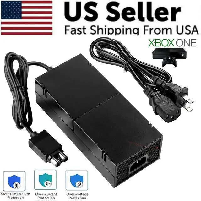 Main image of For Microsoft XBOX ONE Console AC Adapter Brick Charger Power Supply Cord Cable