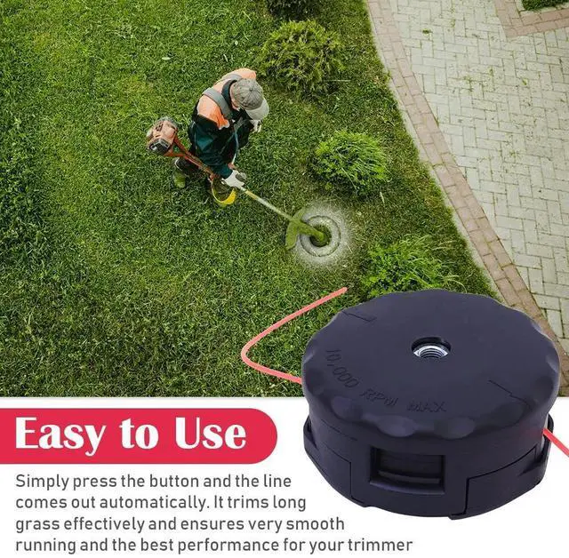 Alt view image 2 of 7 - For Echo Speed Feed 400 SRM-225 SRM-230 SRM-2620 Echo Weed Eater Trimmer Head