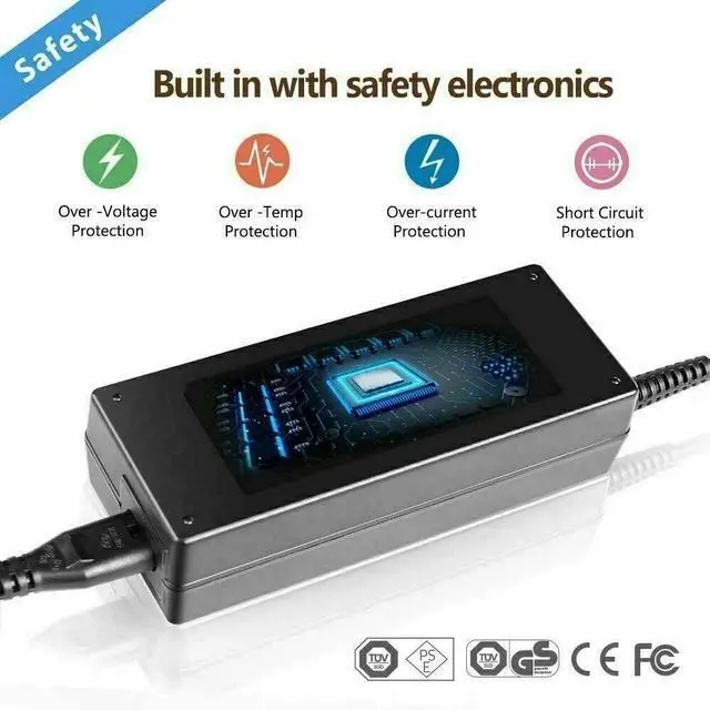 Alt view image 5 of 7 - 45W Blue Tip AC Adapter for HP Charger TPN-C125 HSTNN-LA40 HSTNN-DA40 854054-002