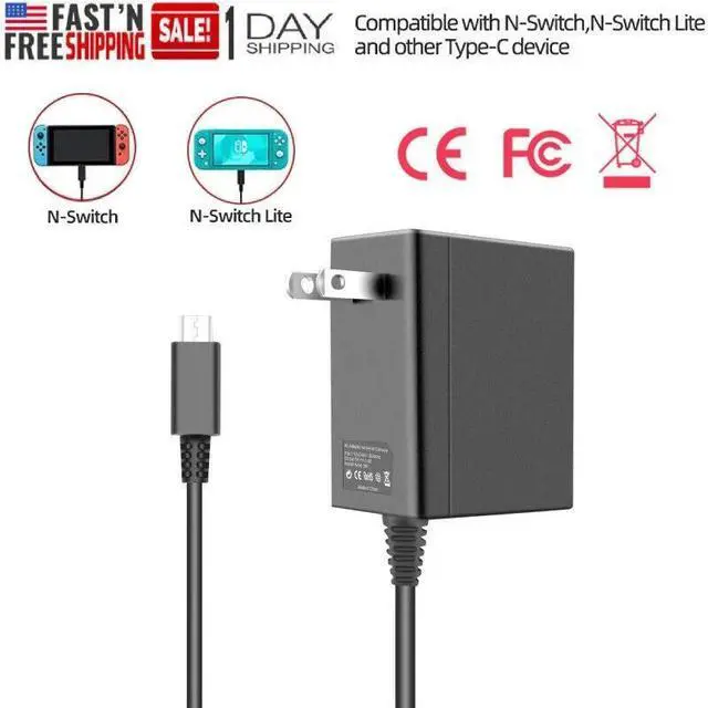 Main image of Switch Fast Charger For Nintendo Switch/Lite Ac Adapter Power Supply Type-C Cord