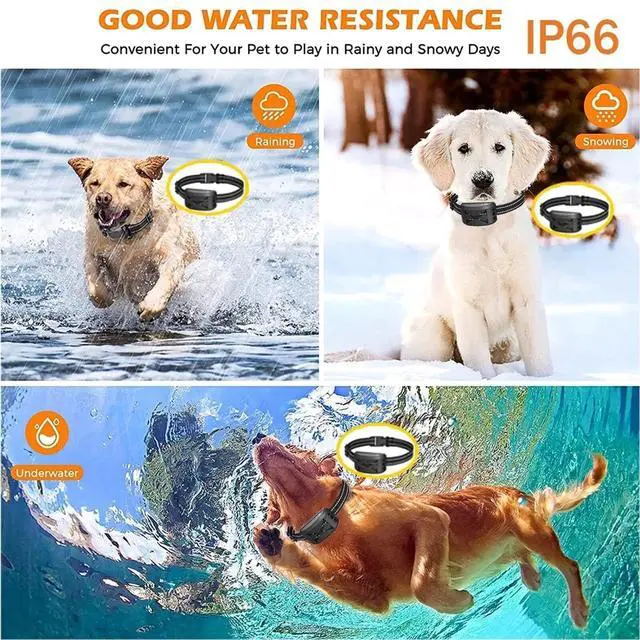 Alt view image 2 of 7 - Pet Dog Wireless Electric Fence Containment System Training Collar Shock