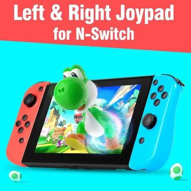 Alt view image 5 of 7 - Wireless Left&Right for Nintendo Switch Joypad Controllers AC Adapter Charger US