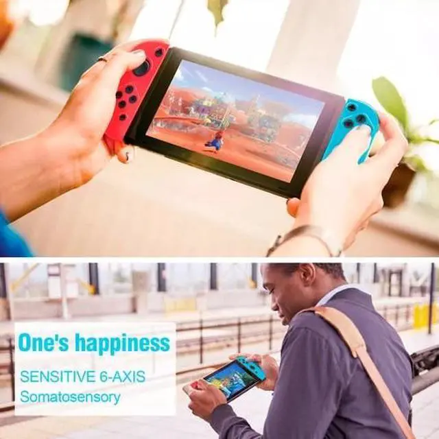 Alt view image 6 of 7 - Wireless Left&Right for Nintendo Switch Joypad Controllers AC Adapter Charger US