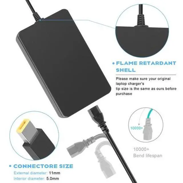 Alt view image 6 of 7 - 230W Slim Tip AC Adapter Charger For Lenovo ThinkPad P70 ADL230NLC3A GX20L29347