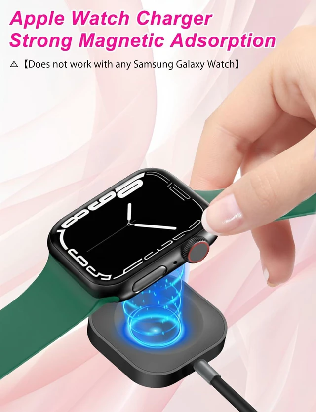 Alt view image 7 of 7 - Retractable Multi Charging Cable for Watch - 100W Retractable 4-in-1 Multi Charging Cable with USB-C Lightning Micro USB & iWatch Port Portable Travel Charger Cord for iPad iPhone Android