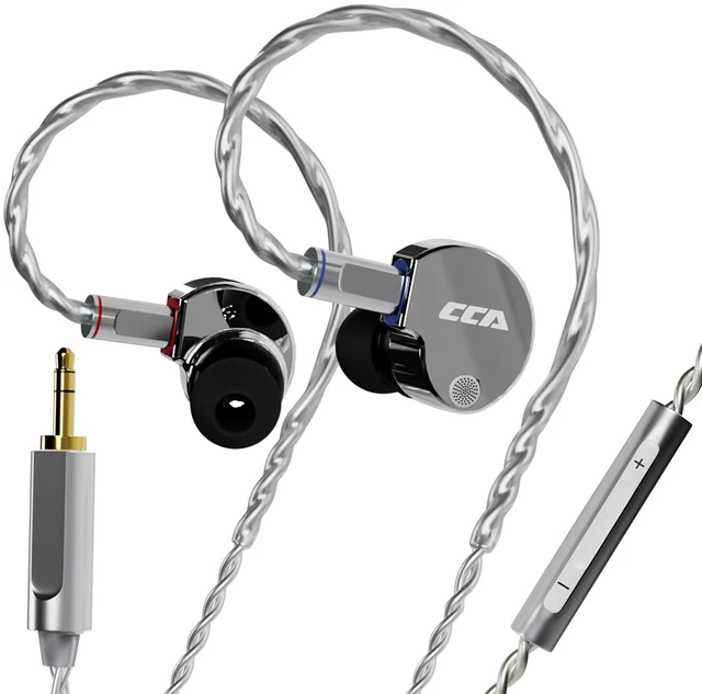 Main image of Phoenix in-Ear Monitor Headphones, Dual-Magnet Dynamic Driver IEM with HiFi Clear Sound & Deep Bass, Full-Metal Professional Gaming Earbuds for Musicians, Singers, and Audiophiles(3.5mm Plug)