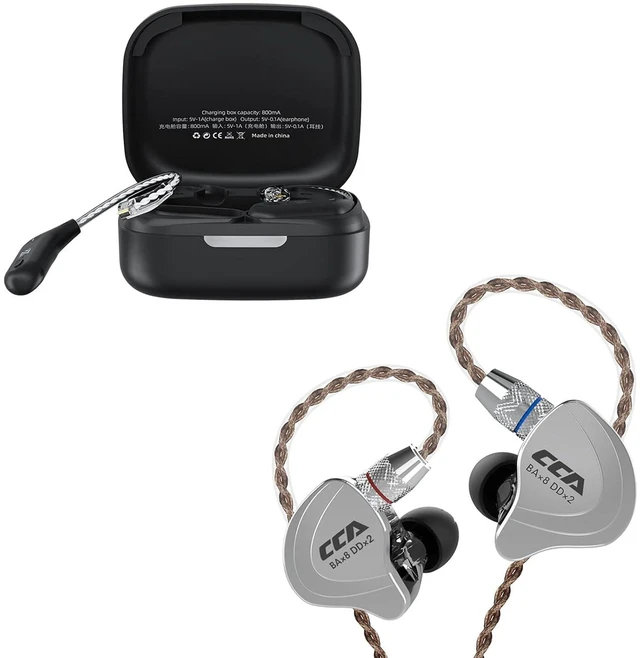 Main image of AZ09 Bluetooth Earbud, C10 Bluetooth Earbuds, 10 Hybrid Drivers Wireless in Ear Monitor Headphones