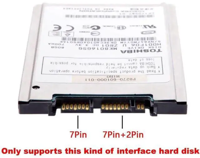 Alt view image 2 of 7 - 1.8" Micro SATA to 2.5" SATA PCB Converter Adapter for Laptop Internal SSD HDD Hard Disk Drive Upgrade Extension
