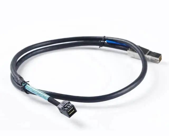 Alt view image 5 of 6 - External Mini SAS HD SFF-8644 to Mini SAS HD SFF-8643 Data Server Raid 1m 3.3FT Cable