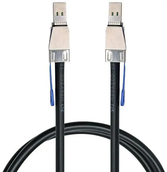 Alt view image 6 of 6 - Mini SAS SFF-8644 to SFF-8644 High Density HD Data Server Raid Cable 0.5M