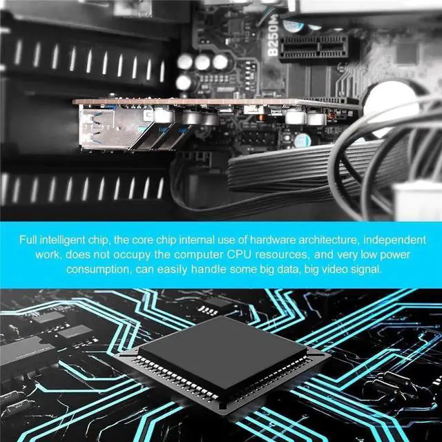 Alt view image 4 of 6 - PCIe USB Card 4-Ports(1x USB-C - 3X USB-A) USB 3.0 Expansion Card PC Internal USB hub for Windows 10/8/7 and MacPro 4.1/5.1 with Low Profile Bracket