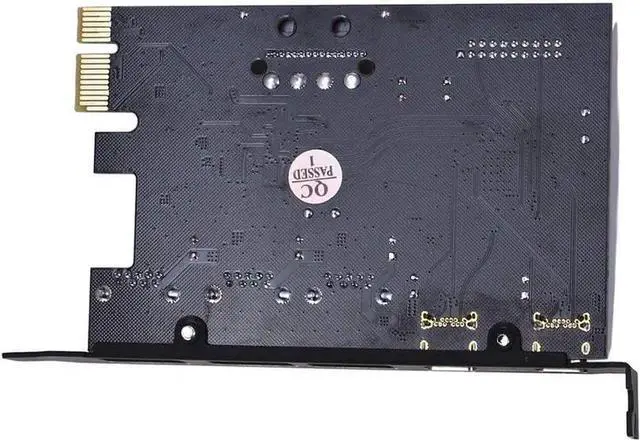 Alt view image 6 of 6 - PCI-E to Type C (2),Type A (3) USB 3.0 5-Port PCI Express Expansion Card Expanding 2 USB 3.0 Ports with Internal 19-Pin Connector for Window 7/8/10/XP/Vista