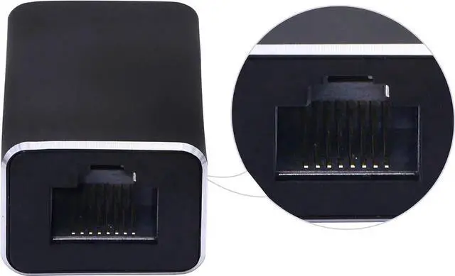 Alt view image 2 of 7 - RJ45 LAN Coupler Adapter Surge Thundering Protector Gigabit 1000Mbs Ethernet Extender Connector for Cat7 Cat6 Cat5e Female to Female (Black)