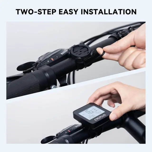 Alt view image 5 of 7 - CYCPLUS GPS Bike Computer, Wireless Cycling Computer with Automatic Backlight, Bicycle Speedometer Odometer with Waterproof and Lager Battery, Provide Professional Data Analysis