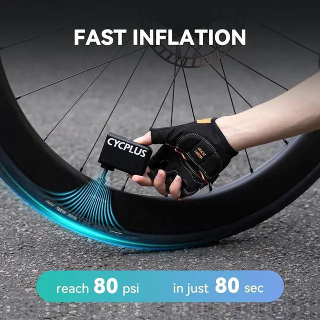 Alt view image 4 of 7 - CYCPLUS AS2 Tiny Pump Bike Pump Portable Ultra-Mini 100PSI Electric Bicycle Pump Type-C Rechargeable Battery, No Pressure Display(Winner of The EUROBIKE Award 2023)