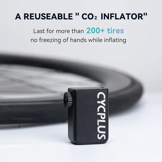 Alt view image 6 of 7 - CYCPLUS AS2 Tiny Pump Bike Pump Portable Ultra-Mini 100PSI Electric Bicycle Pump Type-C Rechargeable Battery, No Pressure Display(Winner of The EUROBIKE Award 2023)