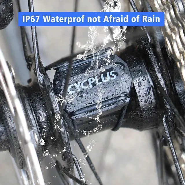 Alt view image 2 of 7 - CYCPLUS Cycling Speed and Cadence Sensor Bluetooth & ANT+ Wireless Bike Cadence Sensor Speed IP67 Waterproof