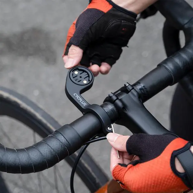 Alt view image 6 of 7 - CYCPLUS Cycling Out Front Bike Mount Designed for All Cycling Computer, Garmin Edge GPS and Other Normal Models, only fits 12.5 inches(31.8mm) Diameter Handlebars.