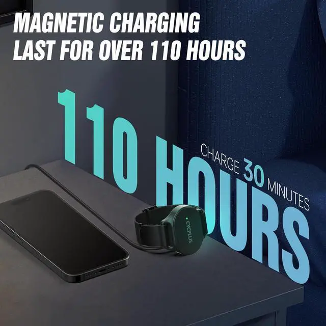 Alt view image 6 of 7 - CYCPLUS Heart Rate Monitor Armband,Bluetooth 5.1 ANT+ HR Monitor with HR Zone LED Indicator, IP67 Waterproof, Use for Running Cycling Gym and Other Sports (2025 Upgraded Model)